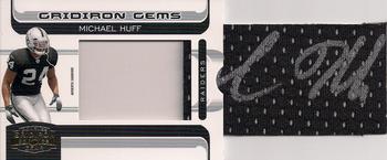 2006 Donruss Gridiron Gear - Gridiron Gems Jersey Jumbo Autographs #228 Michael Huff Front