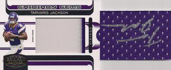 2006 Donruss Gridiron Gear - Gridiron Gems Jersey Jumbo Autographs #229 Tarvaris Jackson Front