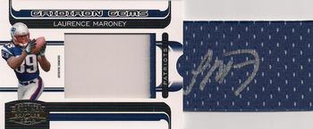 2006 Donruss Gridiron Gear - Gridiron Gems Jersey Jumbo Autographs #230 Laurence Maroney Front