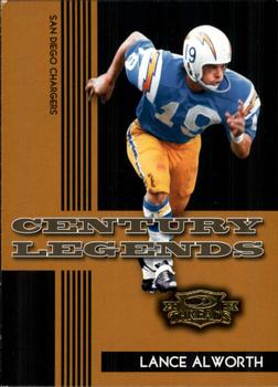 2006 Donruss Threads - Century Legends Gold #CL-1 Lance Alworth Front