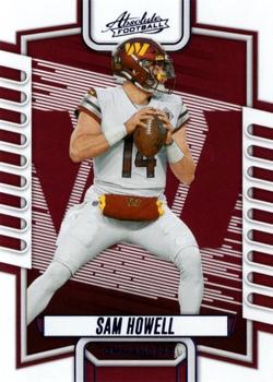 2023 Panini Absolute - Blue #29 Sam Howell Front