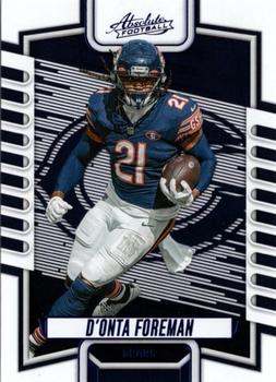 2023 Panini Absolute - Blue #62 D'Onta Foreman Front