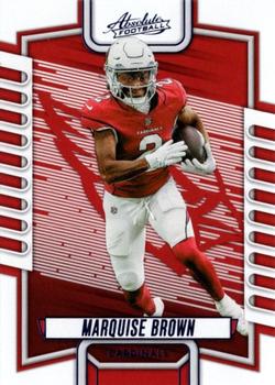 2023 Panini Absolute - Blue #70 Marquise Brown Front