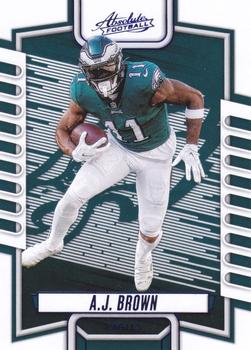 2023 Panini Absolute - Blue #91 A.J. Brown Front