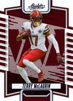 2023 Panini Absolute - Blue #92 Terry McLaurin Front