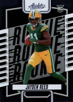 2023 Panini Absolute - Blue #118 Jayden Reed Front