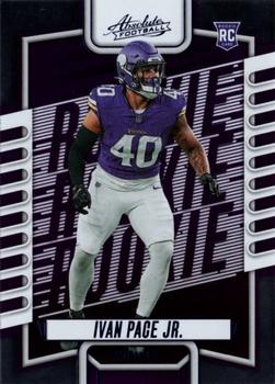 2023 Panini Absolute - Blue #144 Ivan Pace Jr. Front