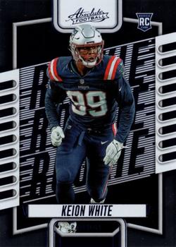 2023 Panini Absolute - Blue #170 Keion White Front