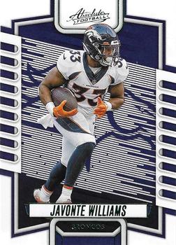 2023 Panini Absolute - Green #54 Javonte Williams Front