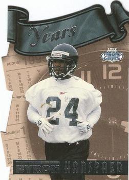 1997 Pro Line Gems - Through the Years #TY15 Byron Hanspard Front