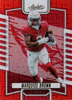2023 Panini Absolute - Red Squares #70 Marquise Brown Front