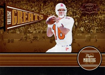 2006 Donruss Threads - College Greats #CG-1 Peyton Manning Front