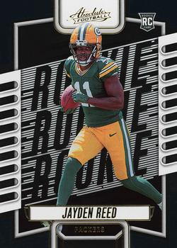 2023 Panini Absolute - Yellow #118 Jayden Reed Front