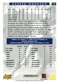 1997 Score #15 Darren Woodson Back