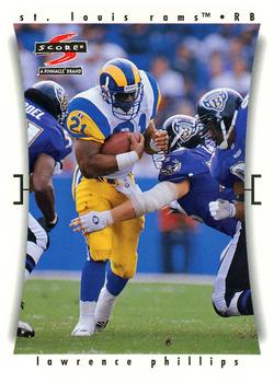 1997 Score #198 Lawrence Phillips Front