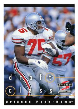 1997 Score #273 Orlando Pace Front
