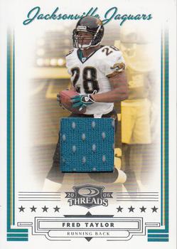 2006 Donruss Threads - Jerseys #18 Fred Taylor Front