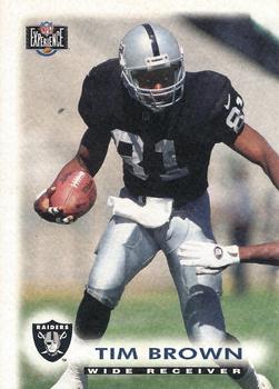 1997 Score Board NFL Experience #76 Tim Brown Front