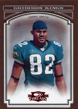 2006 Donruss Threads - Pro Gridiron Kings Framed Red #PGK-25 Jimmy Smith Front