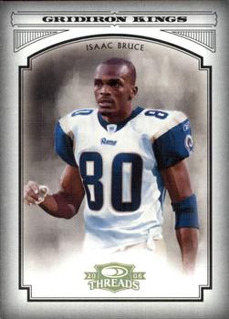 2006 Donruss Threads - Pro Gridiron Kings Gold Holofoil #PGK-19 Isaac Bruce Front