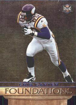 1997 Score Board NFL Experience - Foundations #F23 Cris Carter Front