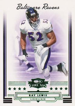 2006 Donruss Threads - Retail Green #26 Ray Lewis Front