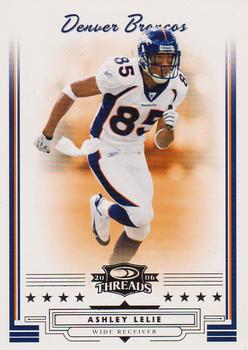 2006 Donruss Threads - Retail Pewter #6 Ashley Lelie Front