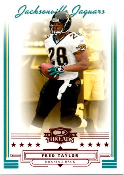 2006 Donruss Threads - Retail Red #18 Fred Taylor Front