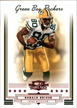 2006 Donruss Threads - Retail Red #44 Donald Driver Front