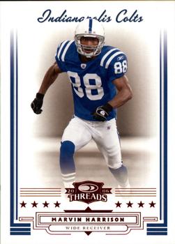 2006 Donruss Threads - Retail Red #50 Marvin Harrison Front