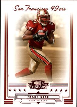 2006 Donruss Threads - Retail Red #79 Frank Gore Front