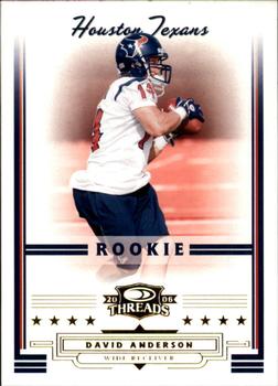 2006 Donruss Threads - Retail Rookies #181 David Anderson Front