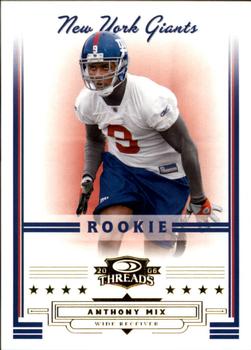 2006 Donruss Threads - Retail Rookies #183 Anthony Mix Front