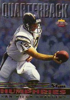 1997 Score Board Playbook #25 Stan Humphries Front