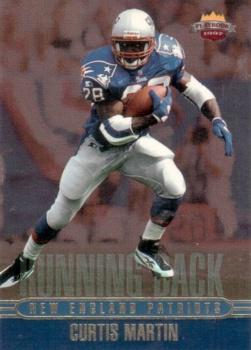 1997 Score Board Playbook #48 Curtis Martin Front