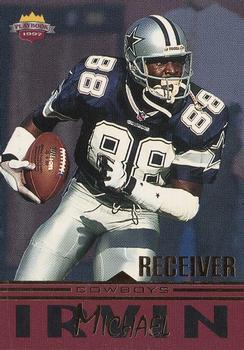 1997 Score Board Playbook #63 Michael Irvin Front