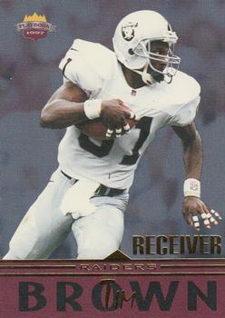 1997 Score Board Playbook #77 Tim Brown Front