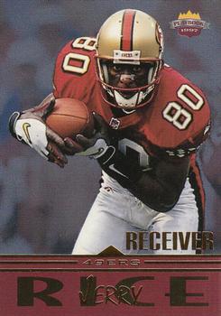 1997 Score Board Playbook #82 Jerry Rice Front