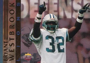 1997 Score Board Playbook #92 Bryant Westbrook Front