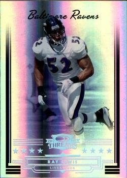 2006 Donruss Threads - Silver Holofoil #26 Ray Lewis Front
