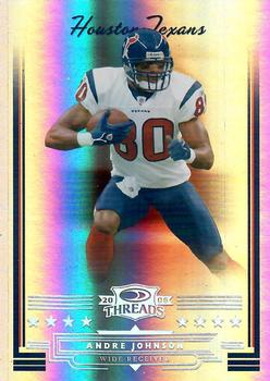 2006 Donruss Threads - Silver Holofoil #46 Andre Johnson Front