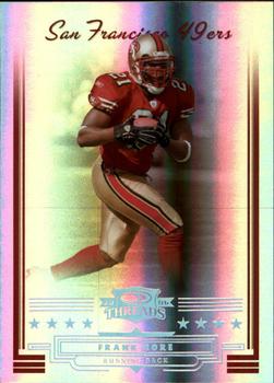 2006 Donruss Threads - Silver Holofoil #79 Frank Gore Front