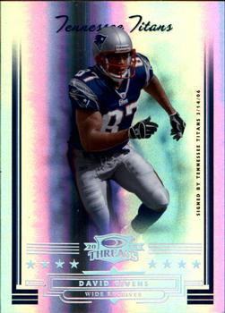 2006 Donruss Threads - Silver Holofoil #106 David Givens Front