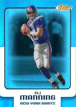 2006 Finest - Blue Refractors #3 Eli Manning Front