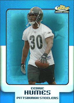 2006 Finest - Blue Refractors #48 Cedric Humes Front