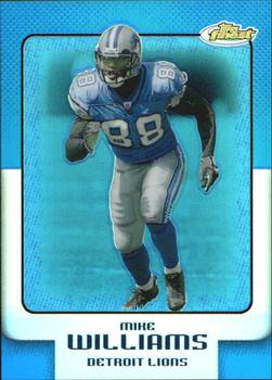 2006 Finest - Blue Refractors #71 Mike Williams Front