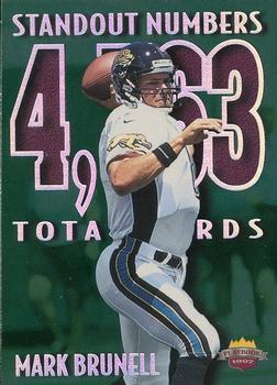 1997 Score Board Playbook By The Numbers - Standout Numbers #SN6 Mark Brunell Front