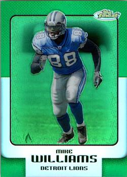 2006 Finest - Green Refractors #71 Mike Williams Front