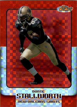 2006 Finest - Xfractors #96 Donte Stallworth Front