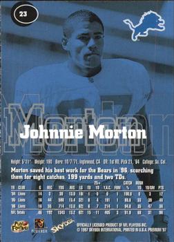 1997 SkyBox Premium #23 Johnnie Morton Back